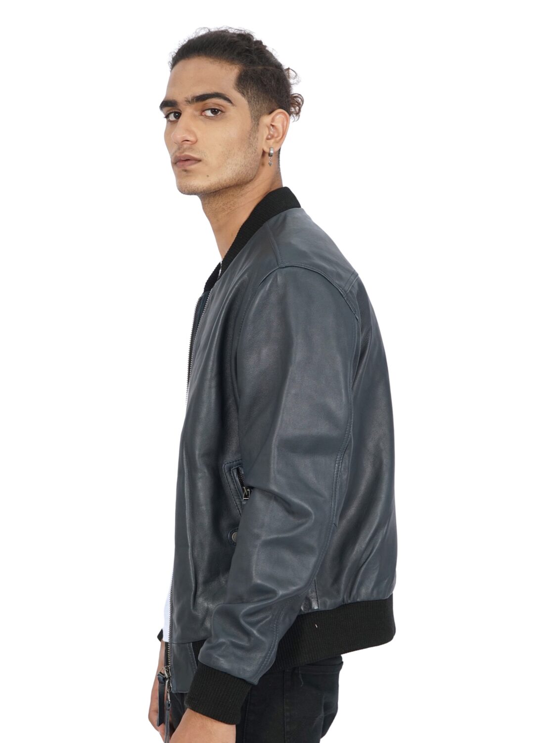 Masako Bomber Leather Jacket